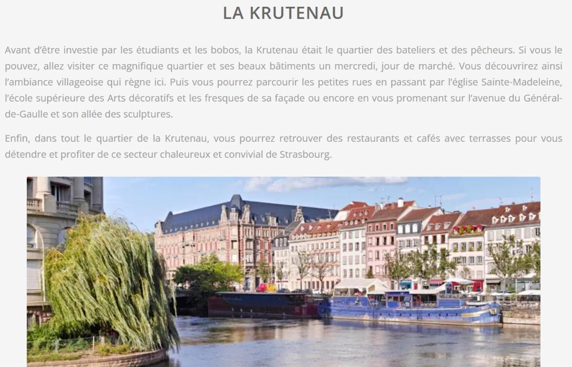 Strasbourg, Appartement Cosy Au Bord De L Eau Eksteriør bilde